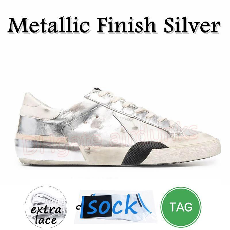 A44 metalen afwerking Silver White