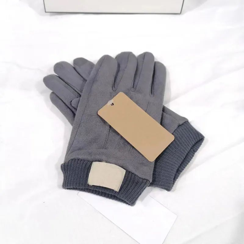 grey-Suede gloves-F18018