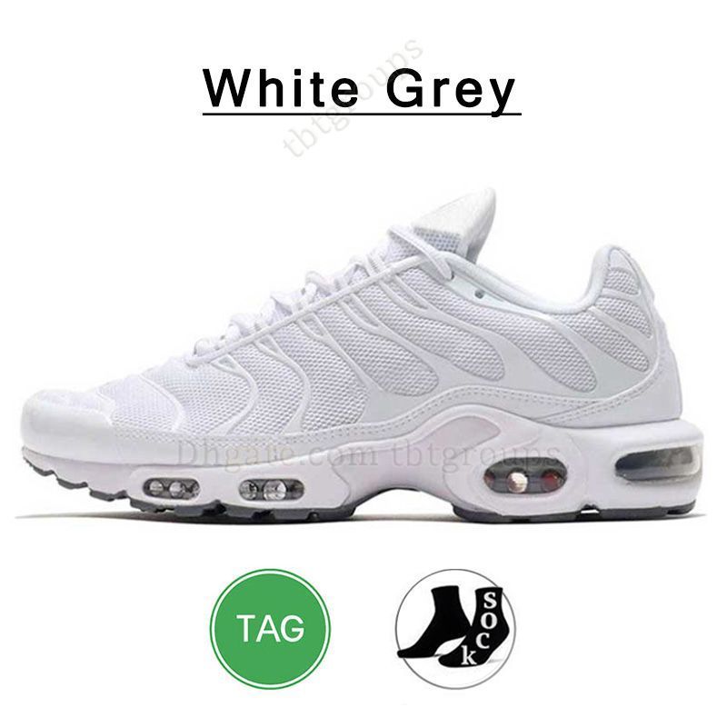 B44 36-46 Triple White Gray