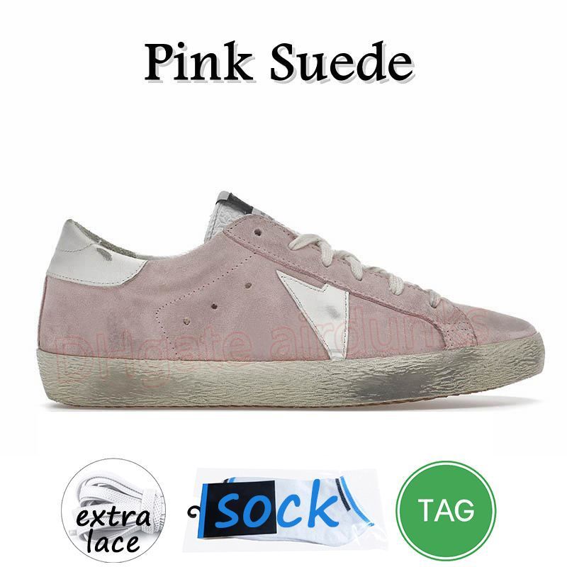 A42 Suede rose blanc