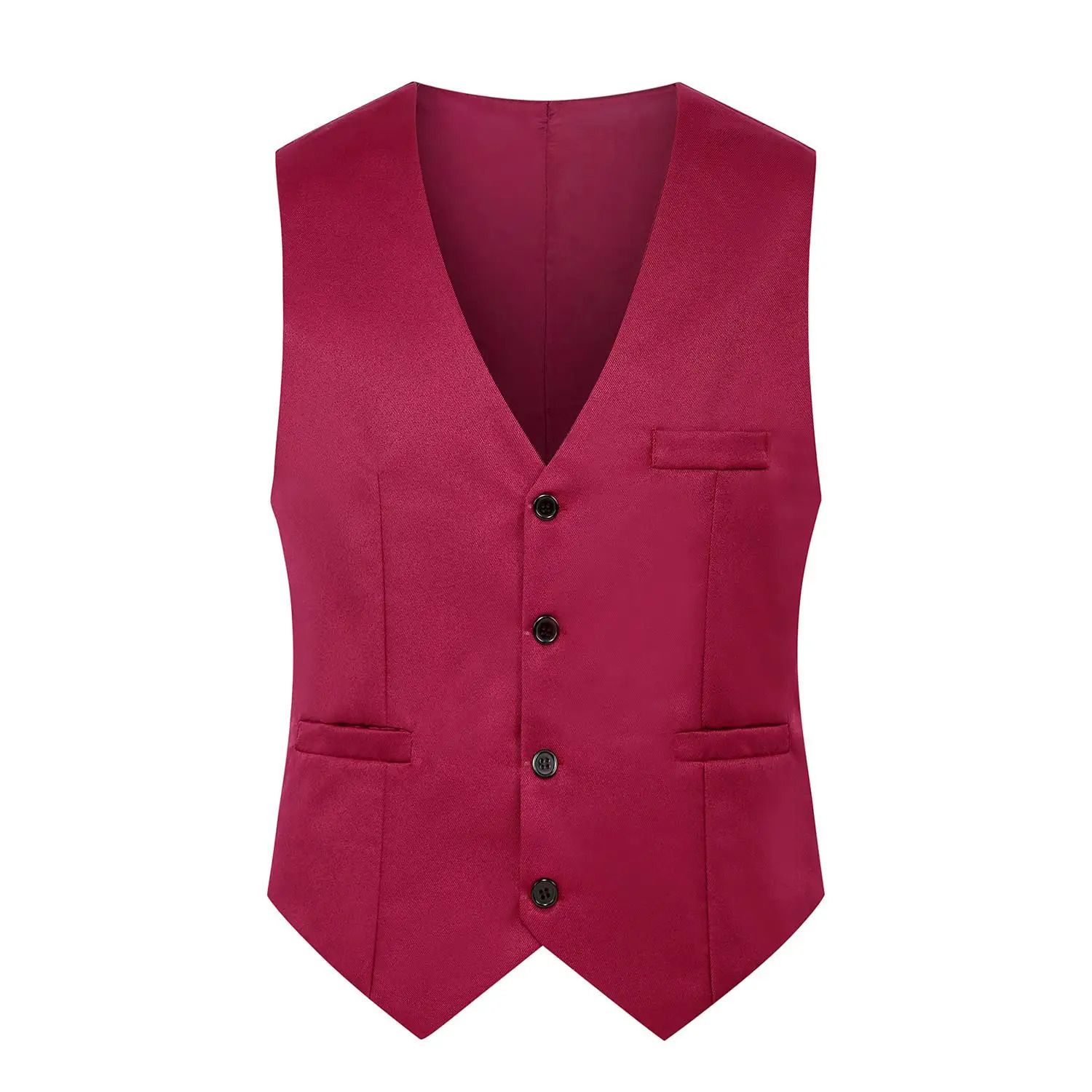 Rood formeel vest -man