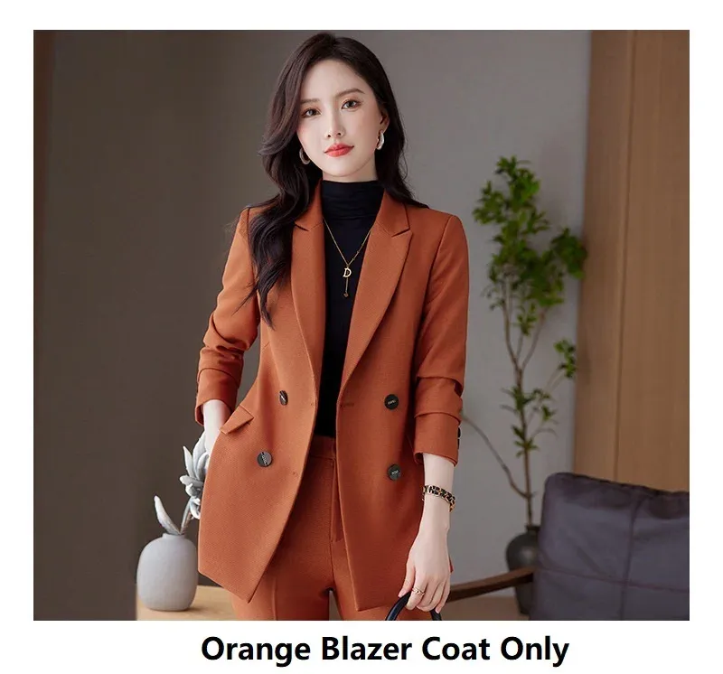 Orange Blazer Coat