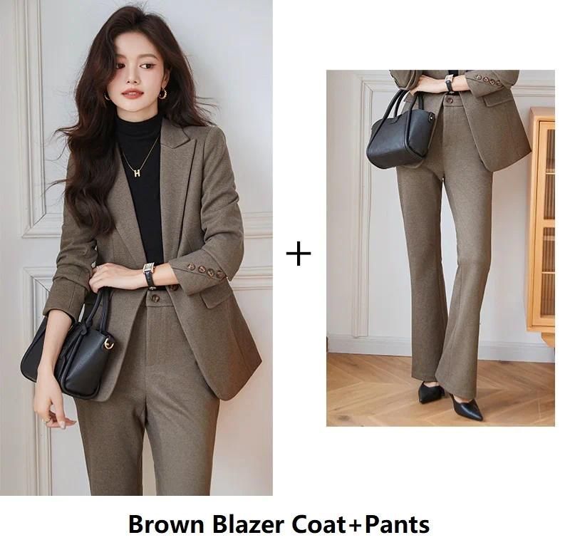 Brown Pantsuits