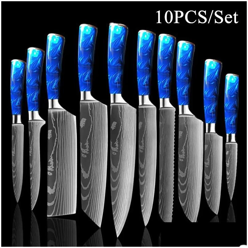 Bule 10 Pcs Knife Set