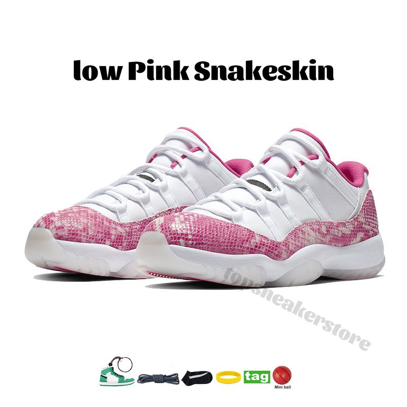 39 low Pink Snakeskin