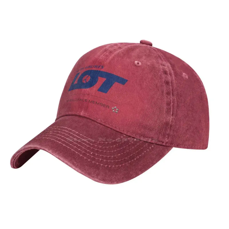 Denim Cap Red