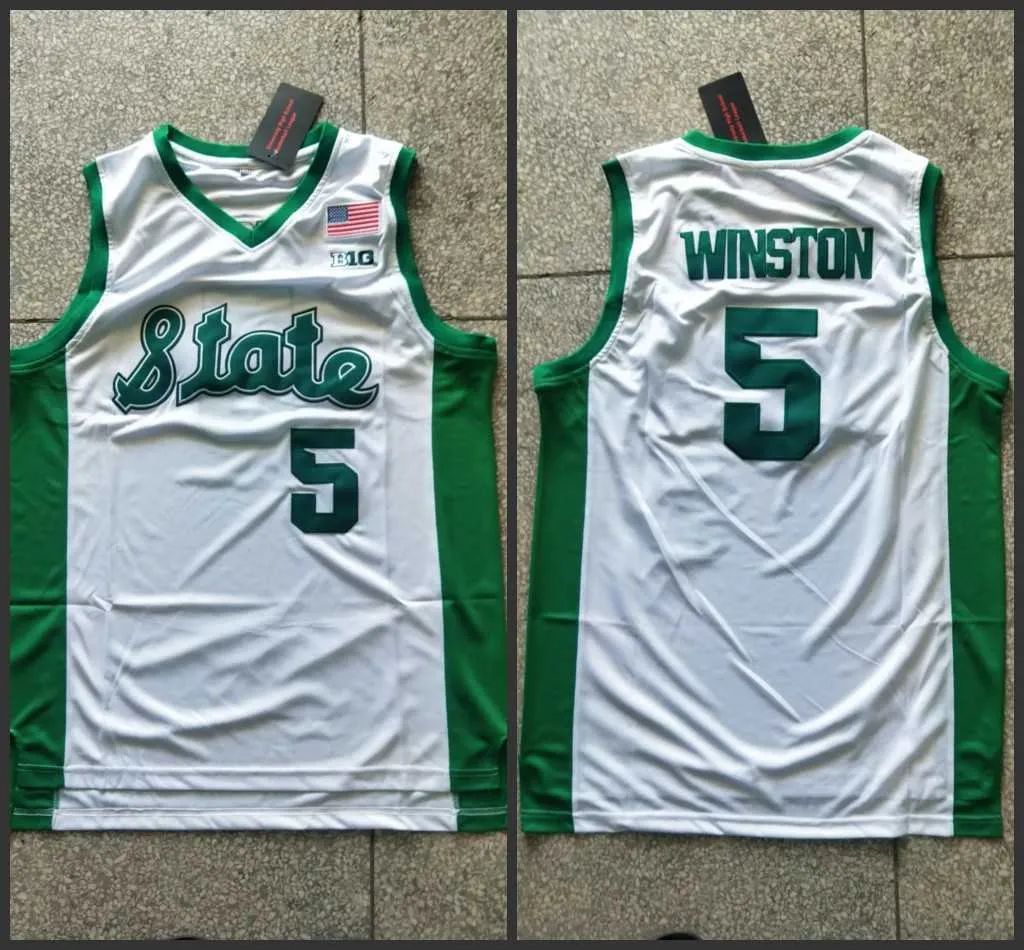 5 Cassius Winston Jersey