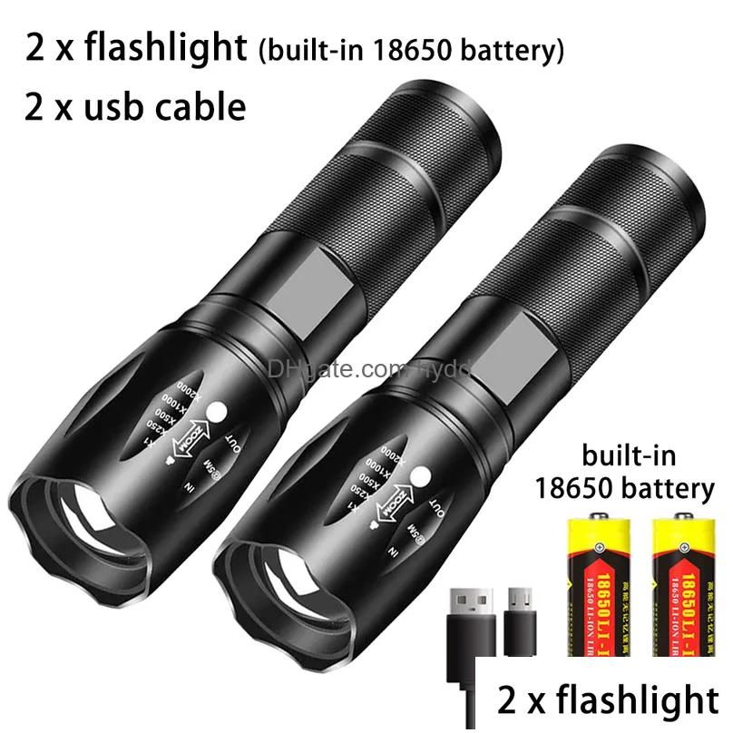 2 X Flashlight