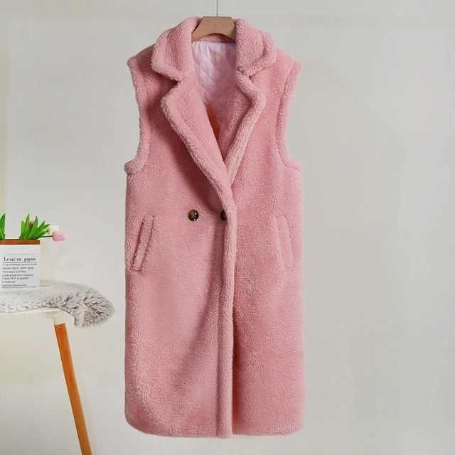 pink teddy coat