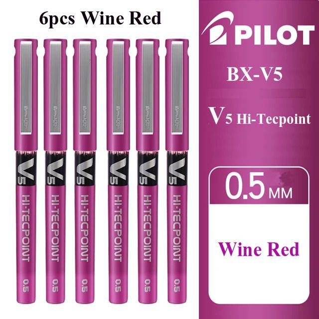 6pcs weinrot