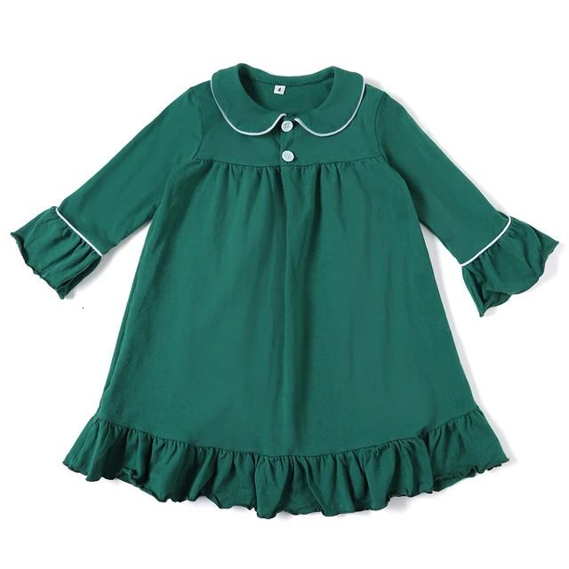 cotton green dress