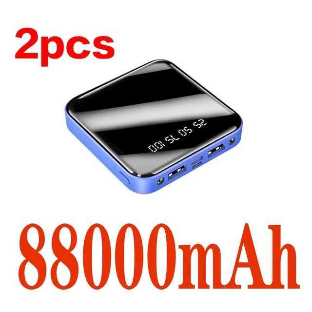 Blue-88000Mah-2pcs