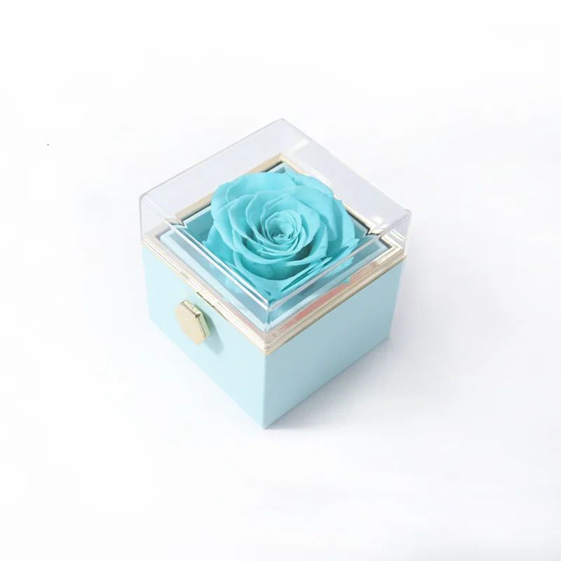 Rotating Gift Box-True Flower5