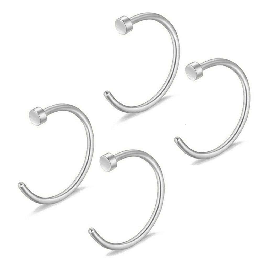 Round head clip [four pieces]