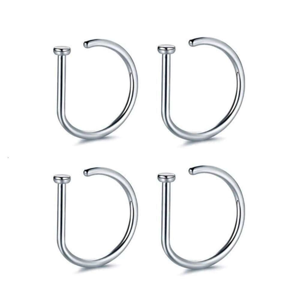 D-shaped clip [four pieces]