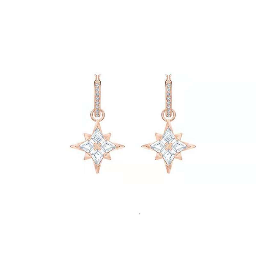 Boucles d'oreilles huit étoiles