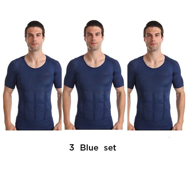 3 blaues Set