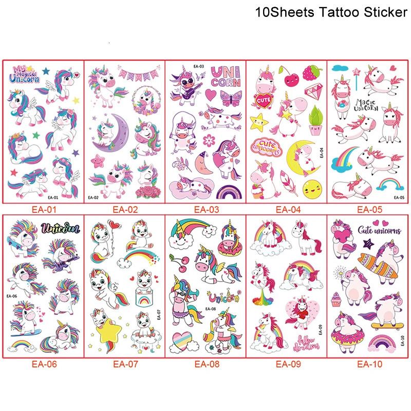 10pcs Tattoo Sticker9