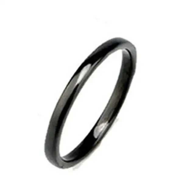 2mm svart ring