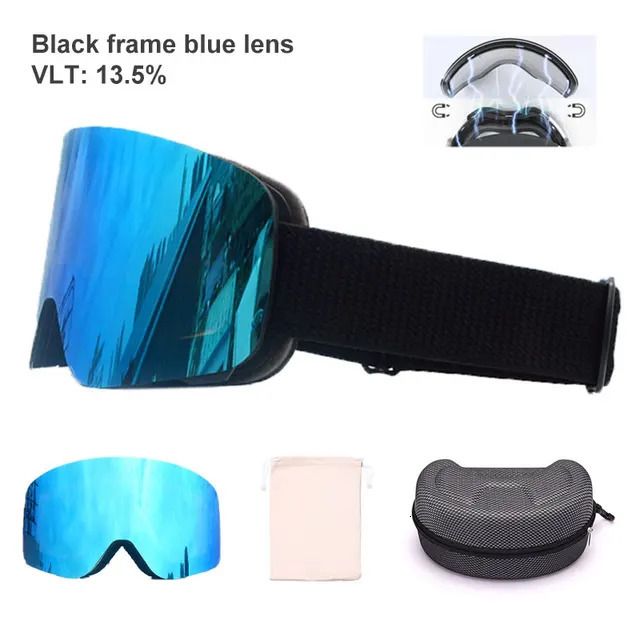blue lens black case