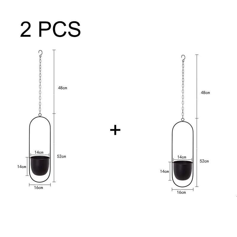 Noir ovale 2pcs