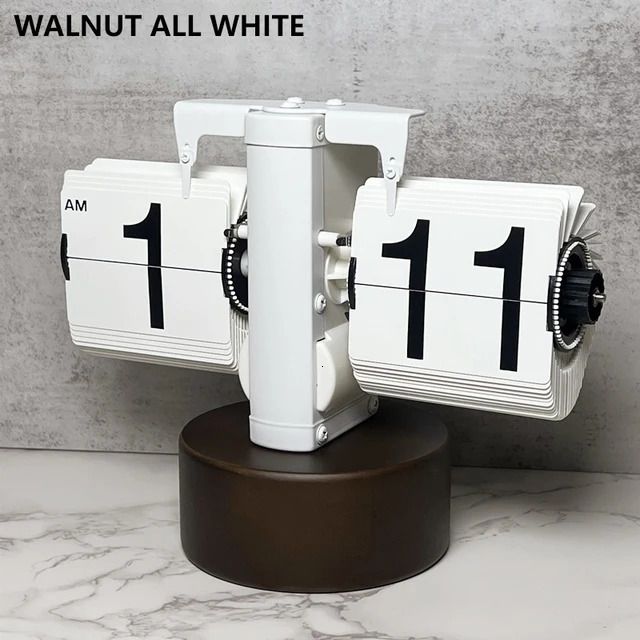 Walnut All White
