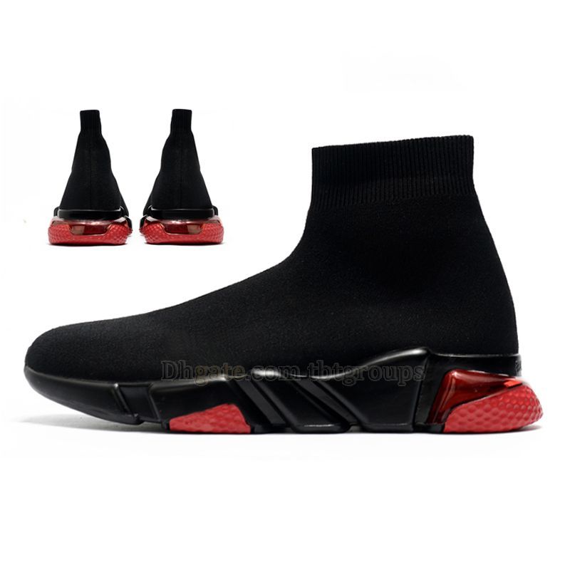 N05 clear sole black red