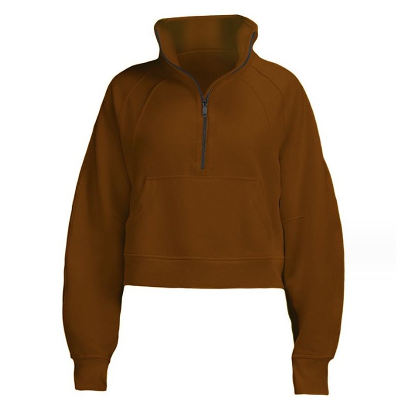 Half zip stand up collar 05