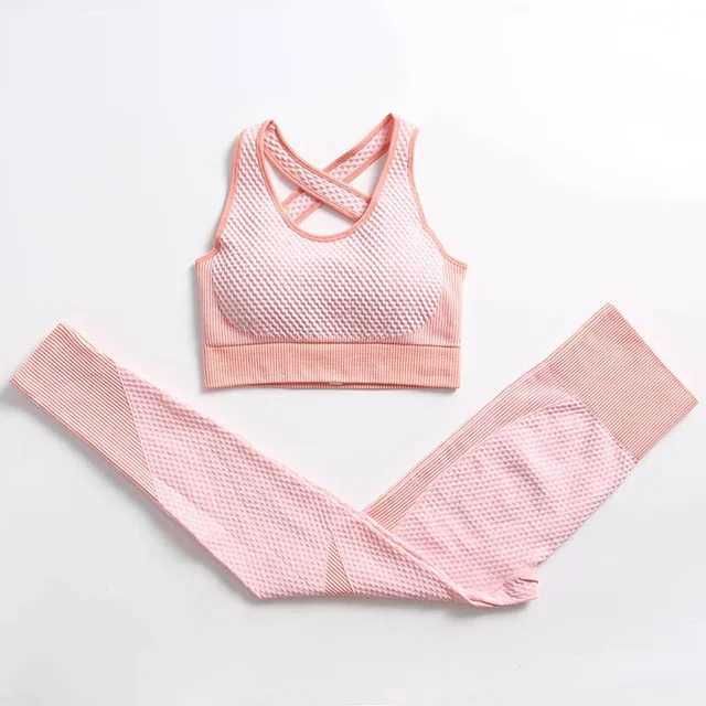 2pcs bra pink