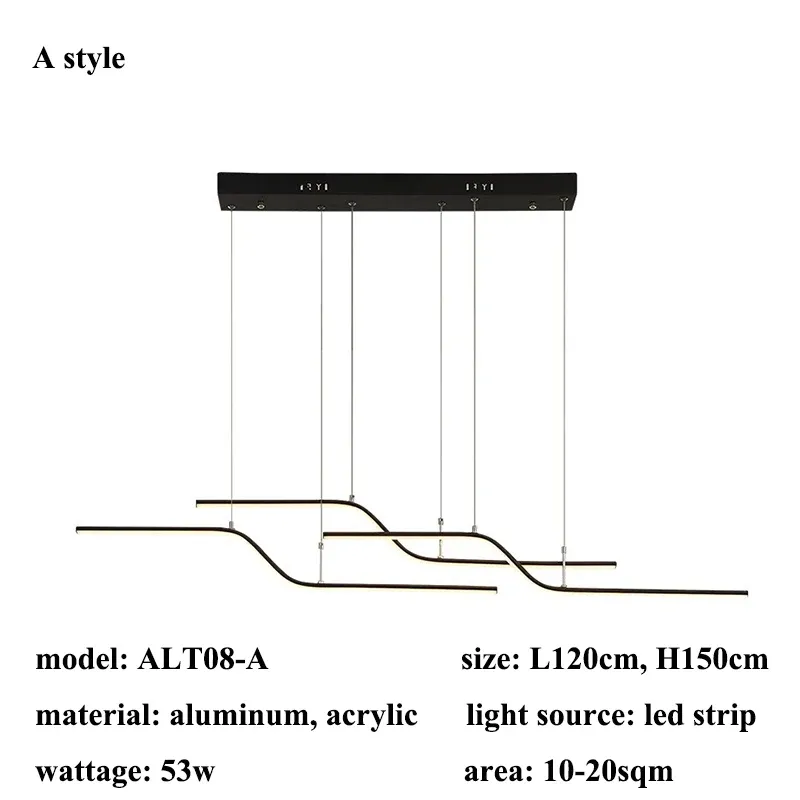 Style de corps de lampe noir à lumière chaude (3000K)