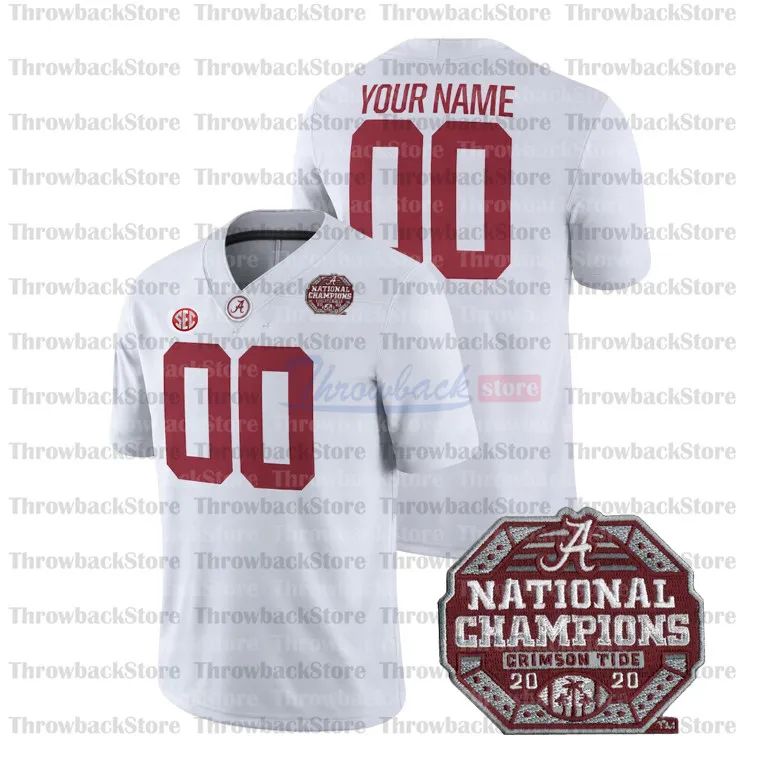 White with 2020 champions patch