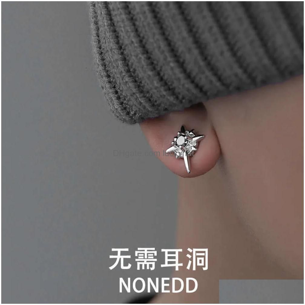 North Star Ear Clip Silver [singel] Nej
