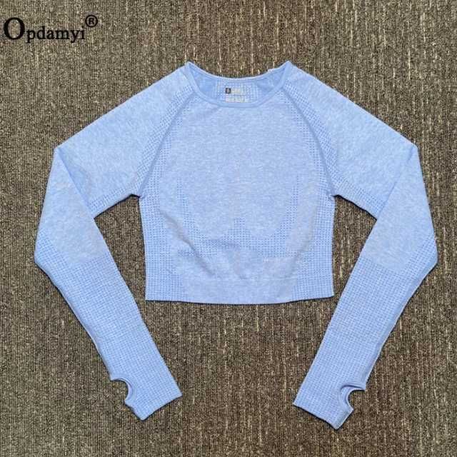 blue long sleeve