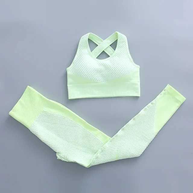 2pcs bra brightgreen