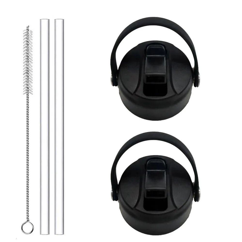 2pcs flex straw lid