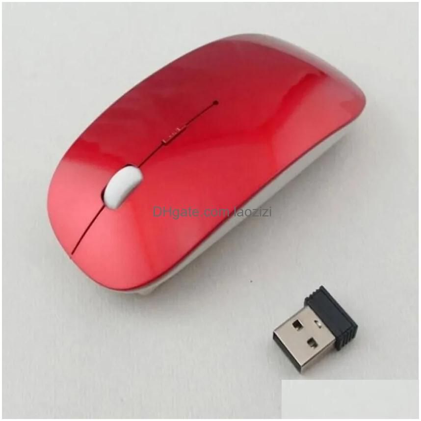 Mouse sem fio vermelho