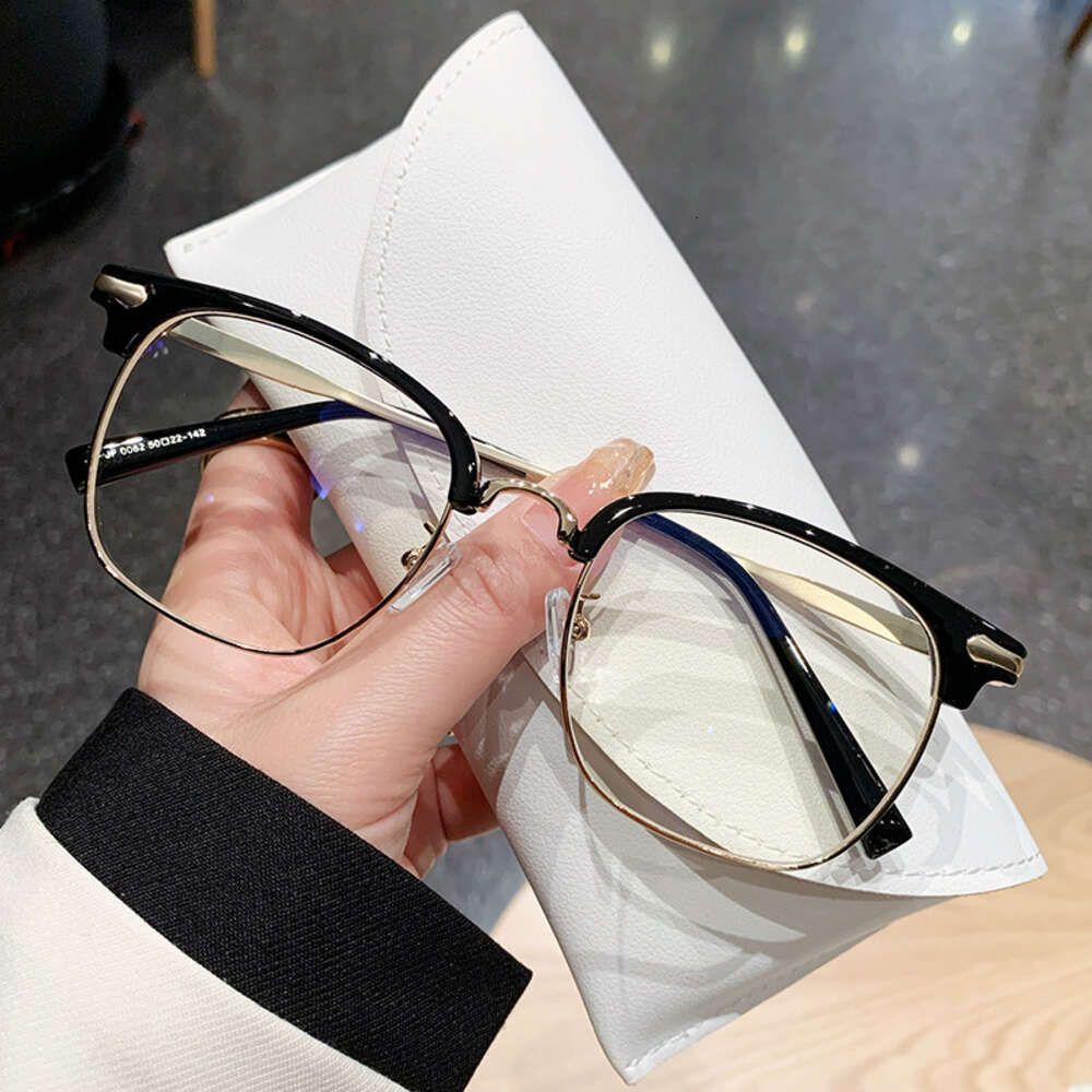 Gold Frame Bright Black-Anti Blue Lens