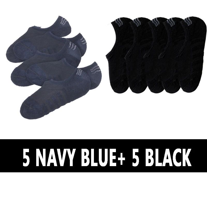5 marinblå 5 svart