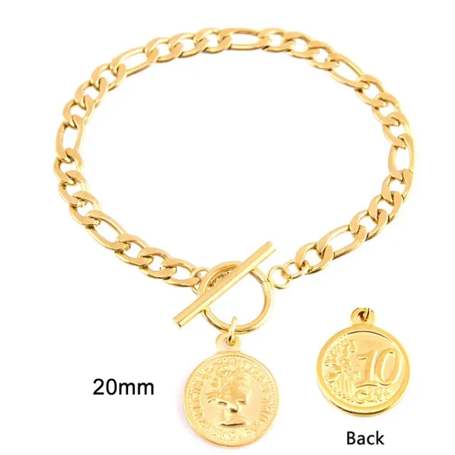 4.6mm- 45cm 20mmcoin-gold-