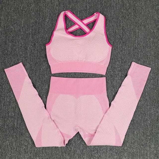 2pcs bra bright pink