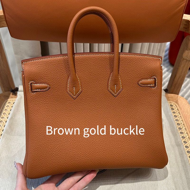 Brown gold buckle