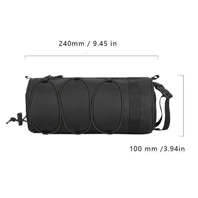 Black Bicycle Bag