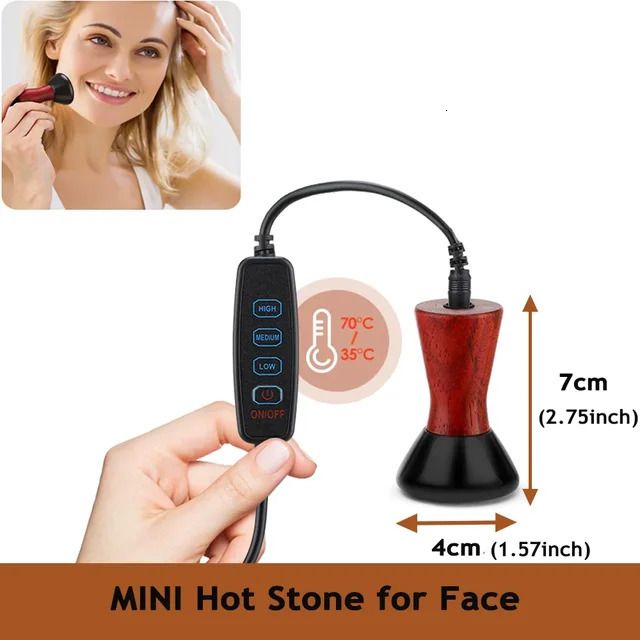 Mini Stone för Face-USA-plugg (110V-240V)