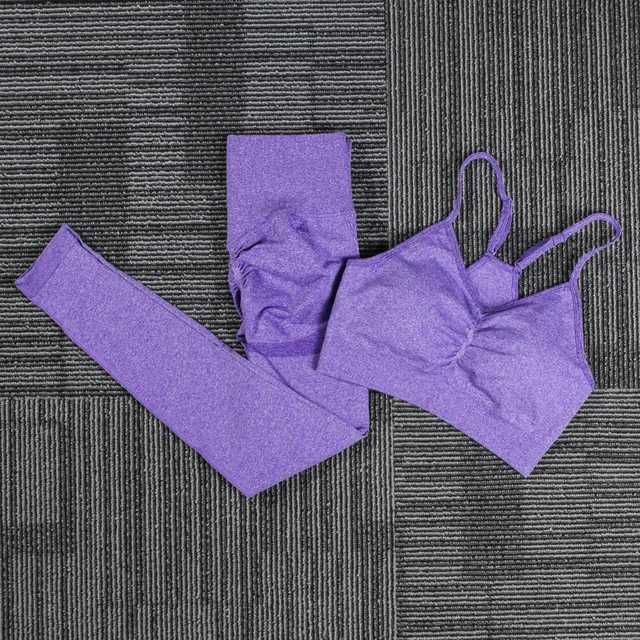 bra purple set