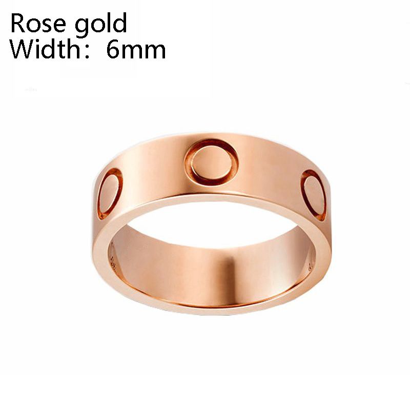 Розовое золото-6 мм