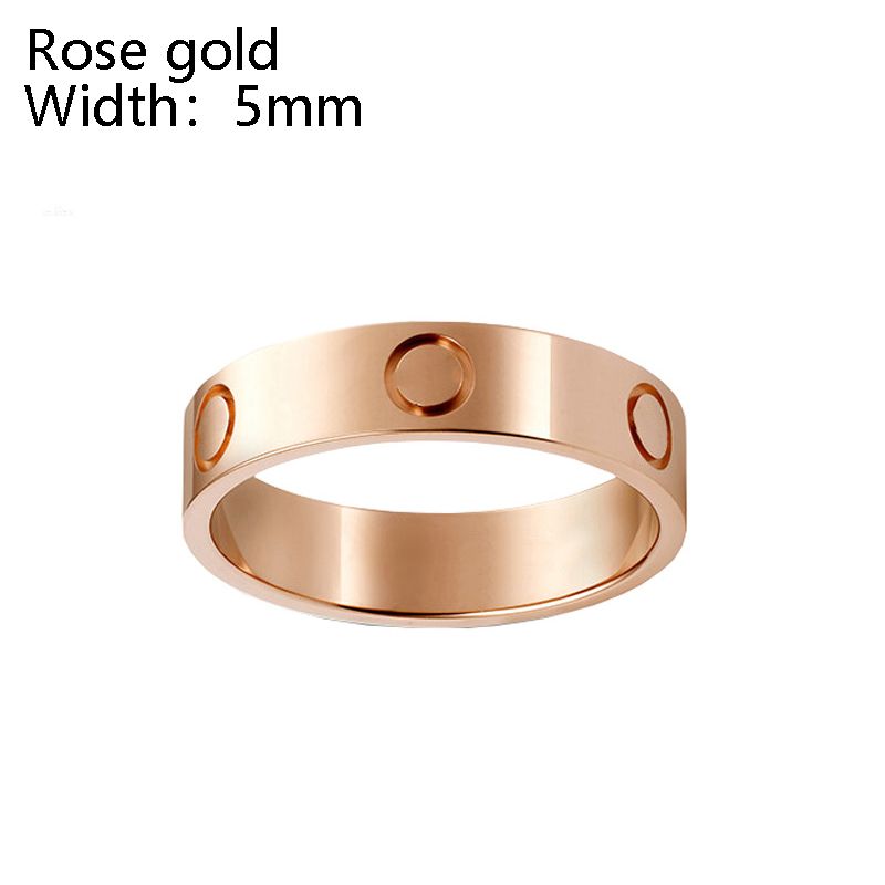 Розовое золото-5 мм