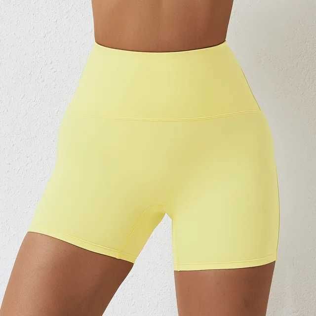 only shorts yellow