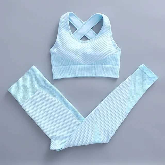 2pcs bra bright blue