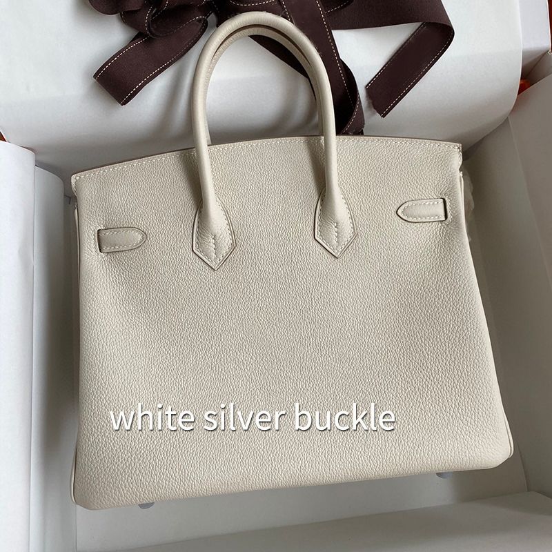 White silver buckle