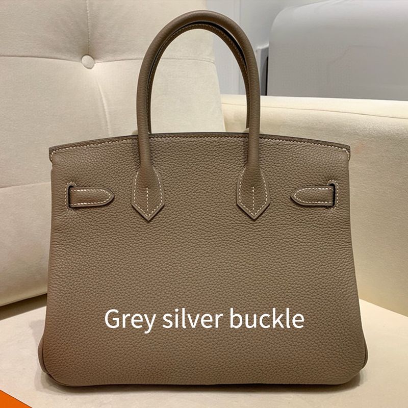 Grey silver buckle